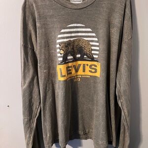Levi's Olive Long Sleeve Shirt